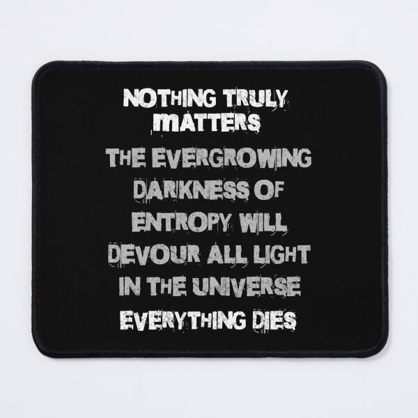 Item preview, Nothing matters everything dies designed and sold by JoRealm.