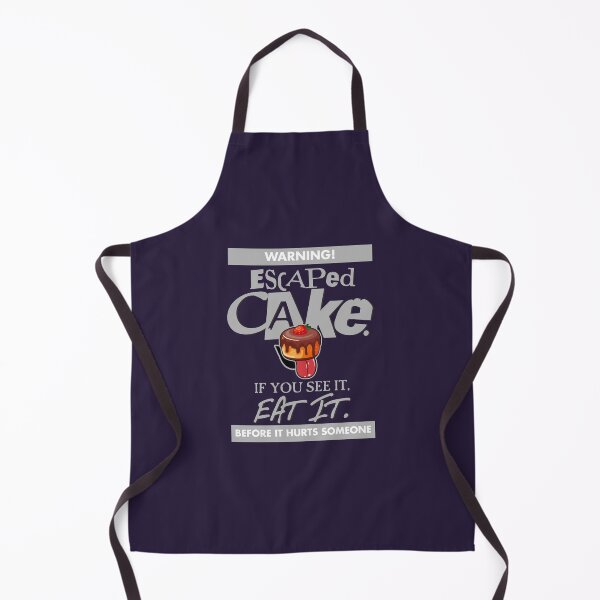 Item preview, WARNING! Escaped CAKE. If you see it, EAT IT. Before it hurts someone (LIGHT GREY) - Funny Baker Cake Baking Design designed and sold by RetroTeeStudio.