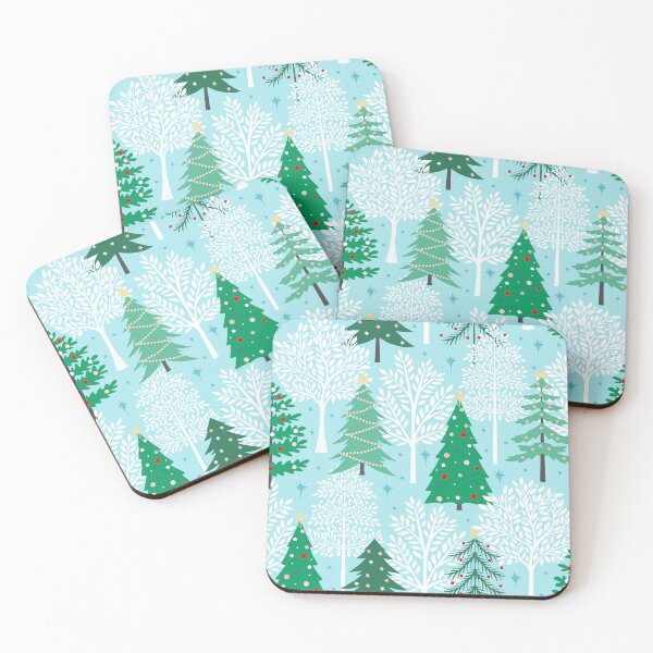 Item preview, Winter wonderland trees designed and sold by Cheekyleopard.