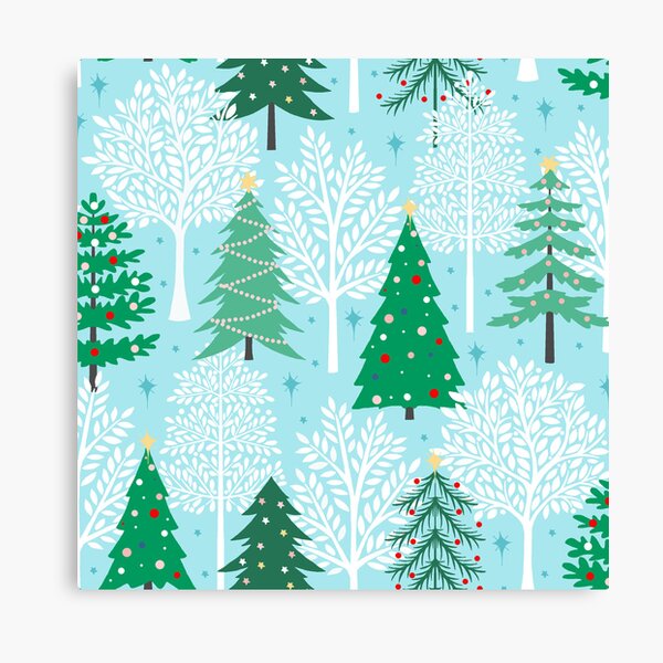 Item preview, Winter wonderland trees designed and sold by Cheekyleopard.