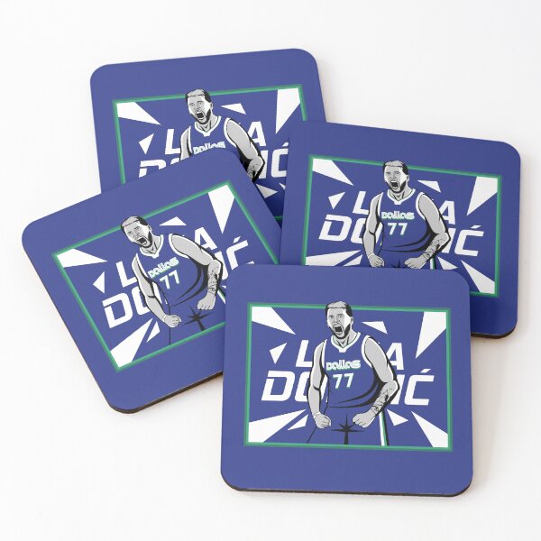 Item preview, Doncic #77 - DLLS MVS Blue Basketball designed and sold by LanaIllust.