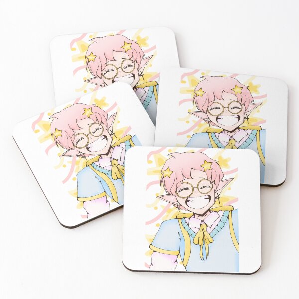 Item preview, Smiling elf anime boy designed and sold by RibbittheRibbit.