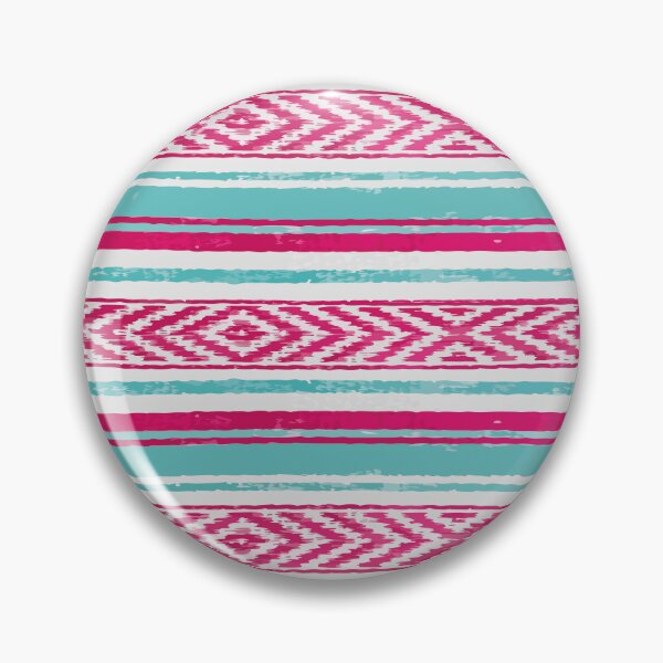 Item preview, Authentic mexican serape blanket southwest style hot pink stripes poncho boho chic designed and sold by T-Mex.