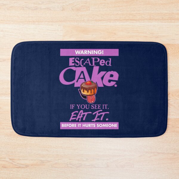 Item preview, WARNING! Escaped CAKE. If you see it, EAT IT. Before it hurts someone (PINK) - Funny Baker Cake Baking Design designed and sold by RetroTeeStudio.