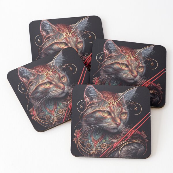 Item preview, Sagittarius Cat Archer Cat 3 designed and sold by idreamaboutcats.