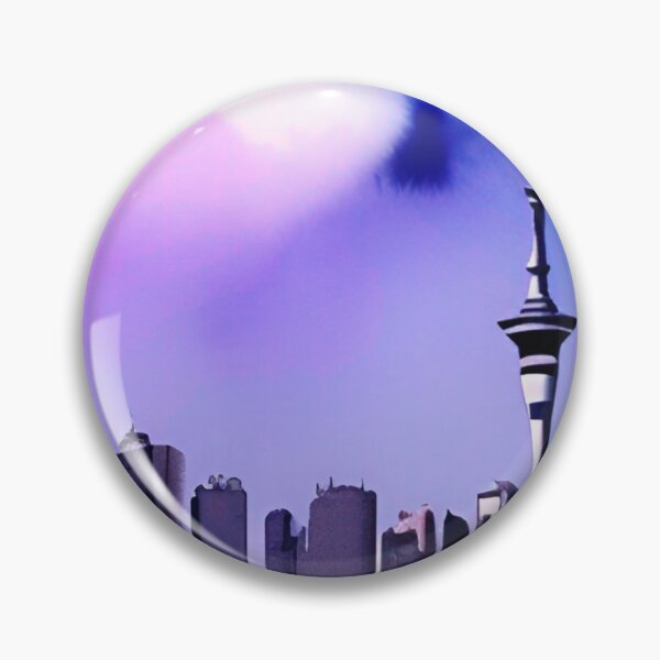 Item preview, Auckland Skyline Watercolor designed and sold by Places On Earth.