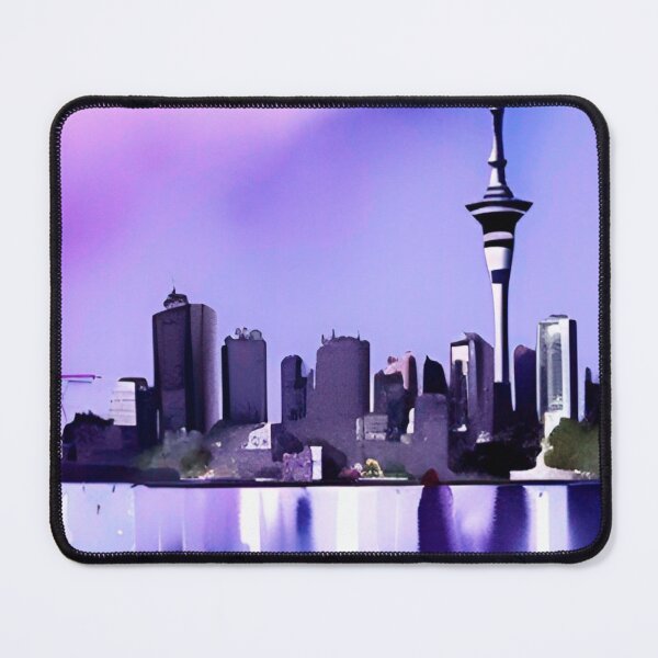 Item preview, Auckland Skyline Watercolor designed and sold by Places On Earth.