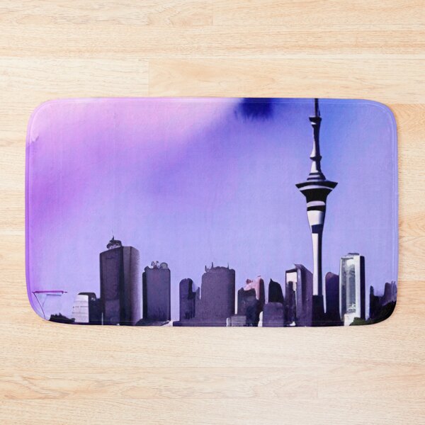 Item preview, Auckland Skyline Watercolor designed and sold by Places On Earth.