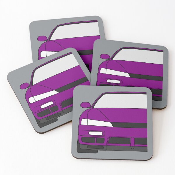 Item preview, Nissan Silvia S14 Kouki 200SX 240SX purple color designed and sold by EdimDesign.