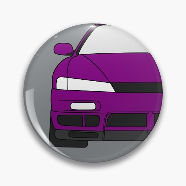 Item preview, Nissan Silvia S14 Kouki 200SX 240SX purple color designed and sold by EdimDesign.
