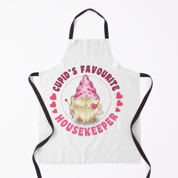 Item preview, Cupid's Favourite Housekeeper - Pink gnome design for Valentines Day! designed and sold by TaraGbear.