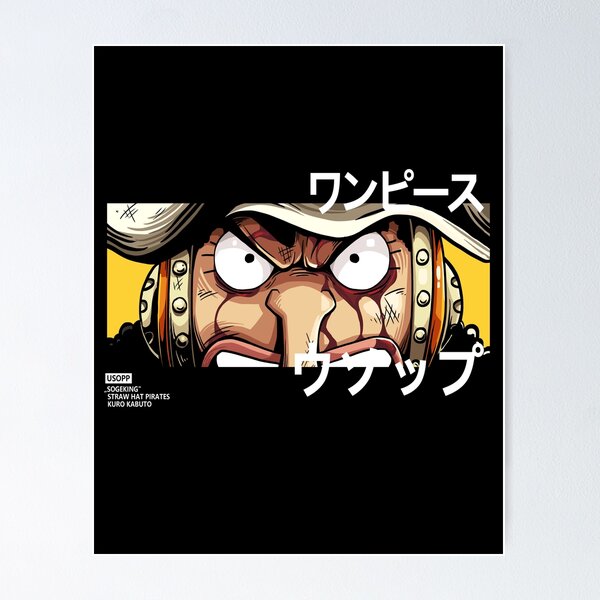 Poster One Piece Wanted God Usopp 38x52cm