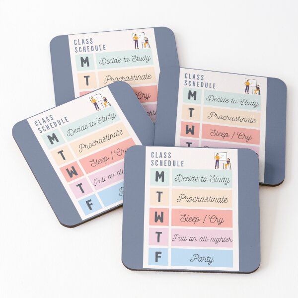 Item preview, Class Schedule Slander designed and sold by Michelle Davies.