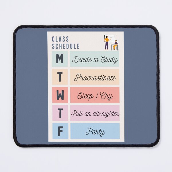 Item preview, Class Schedule Slander designed and sold by Michelle Davies.