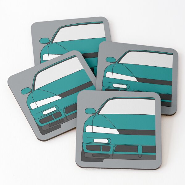 Item preview, Nissan Silvia S14 Kouki 200SX 240SX turquoise color designed and sold by EdimDesign.