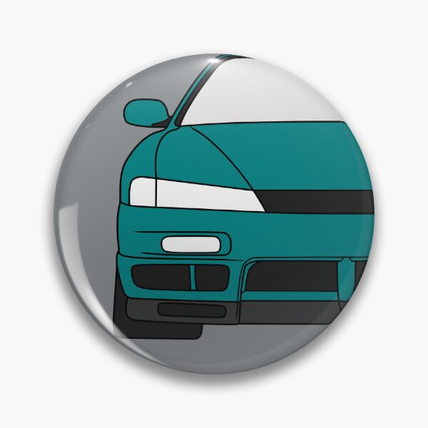 Item preview, Nissan Silvia S14 Kouki 200SX 240SX turquoise color designed and sold by EdimDesign.