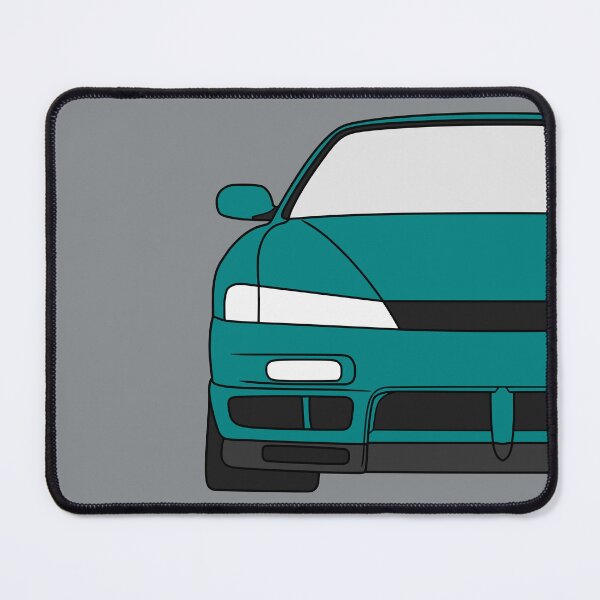 Item preview, Nissan Silvia S14 Kouki 200SX 240SX turquoise color designed and sold by EdimDesign.