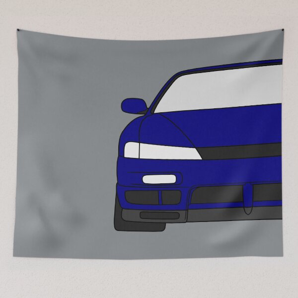 Item preview, Nissan Silvia S14 Kouki 200SX 240SX blue color designed and sold by EdimDesign.