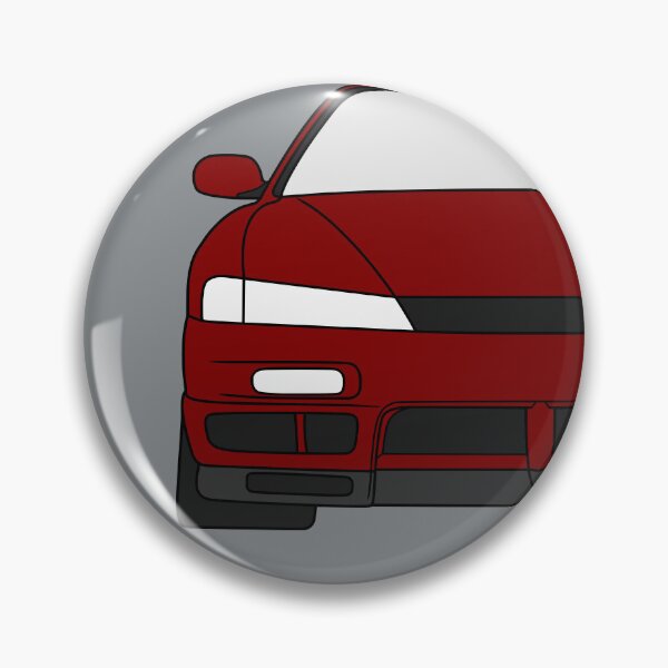 Item preview, Nissan Silvia S14 Kouki 200SX 240SX bordeaux color designed and sold by EdimDesign.