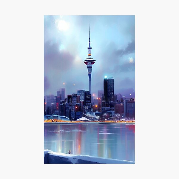 Item preview, Auckland Skyline designed and sold by Places On Earth.