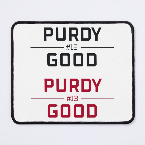 Item preview, Purdy Good Black and Red #13 designed and sold by Sports-Stickers.