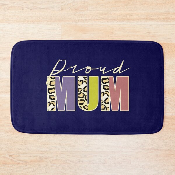 Item preview, Proud Mum Leopard Print Text Retro Family Quote designed and sold by CRHPOD20.