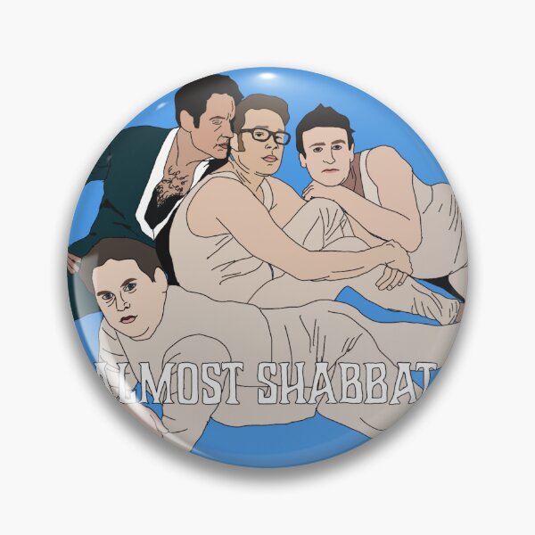 Item preview, Paul Rudd, Seth Rogen, Jason Segel, Jonah Hill -Almost Shabbat. designed and sold by marnilauren.