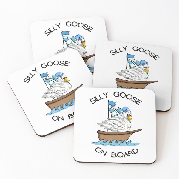 Item preview, Silly Goose on Board designed and sold by Esperanta Arto.