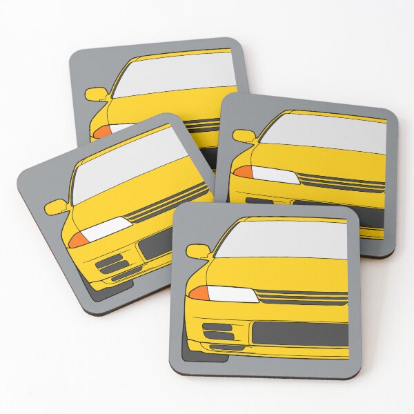 Item preview, Nissan Skyline R32 GTR yellow color designed and sold by EdimDesign.