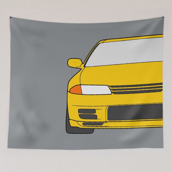 Item preview, Nissan Skyline R32 GTR yellow color designed and sold by EdimDesign.