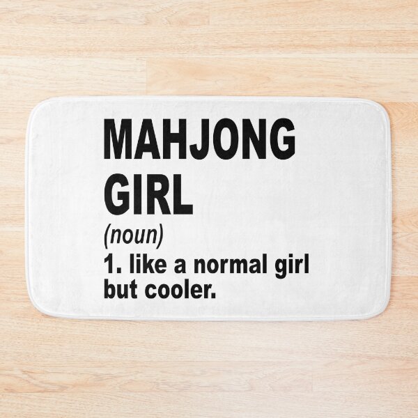 Item preview, Mahjong girl like a normal girl but cooler, Mahjong Girl, Mahjong Mom designed and sold by Dogs Geeky⭐⭐⭐⭐⭐.