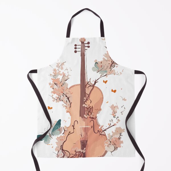 Item preview, Violin with flowers made in pastel colors designed and sold by Daimonxart.
