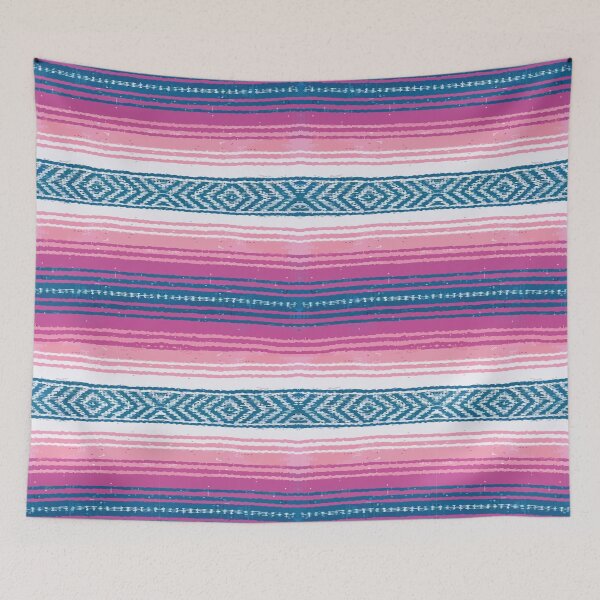 Item preview, Pastel colors mexican serape girly modern aesthetics pattern designed and sold by T-Mex.
