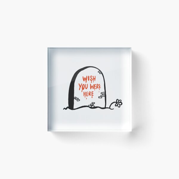 Item preview, Wish you were Here Halloween skeleton dark design  designed and sold by Tropical Blood.