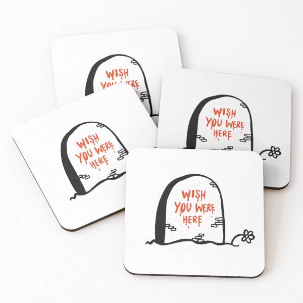 Item preview, Wish you were Here Halloween skeleton dark design  designed and sold by Tropical Blood.