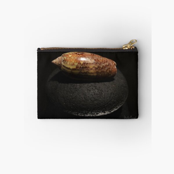 Item preview, Olive Seashell on Black Stone designed and sold by Mattie Bryant.