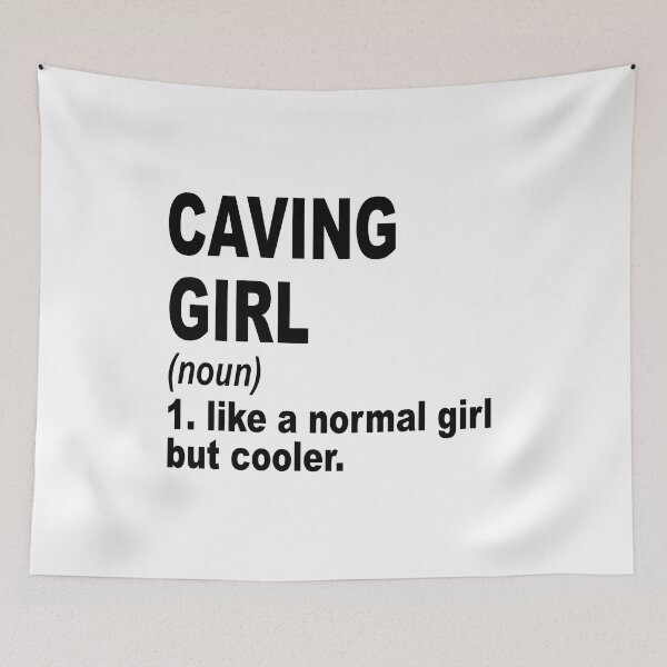 Item preview, Caving Girl Like A Normal Girl But Cooler,Caving Lovers Gift designed and sold by Dogs Geeky⭐⭐⭐⭐⭐.