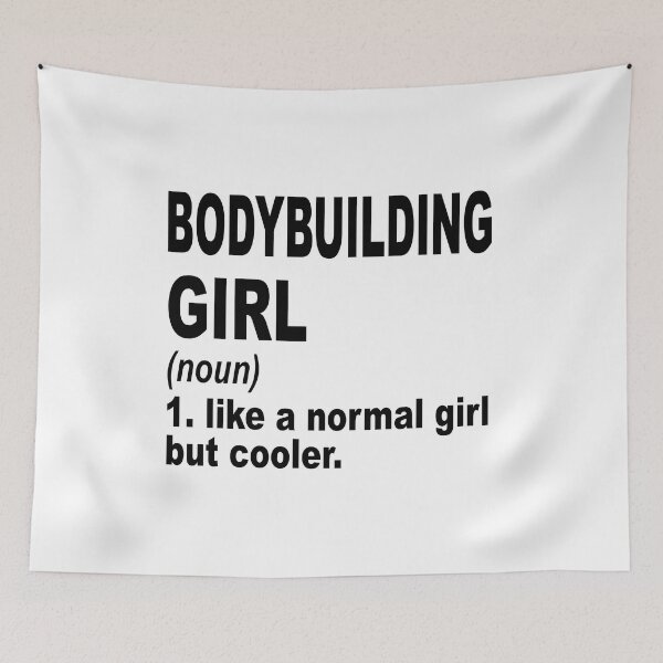 Item preview, Bodybuilding girl Definition,Bodybuilding Girl Like A Normal Girl But Cooler designed and sold by Dogs Geeky⭐⭐⭐⭐⭐.