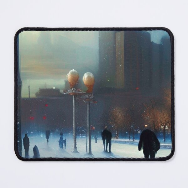 Item preview, Glasgow City Winter Art designed and sold by Places On Earth.