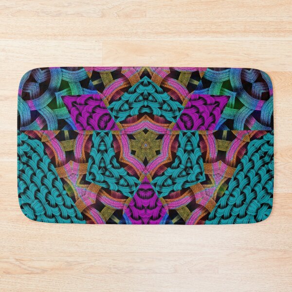 Item preview, EXHILARATING PAINTING BASKET OF COLORFUL WEAVES ABSTRACT GEOMETRIC PATTERNS designed and sold by Ralek.