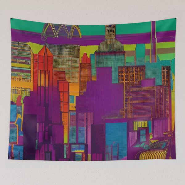 Artikelvorschau, Glasgow-Skyline entworfen und verkauft von Places On Earth.