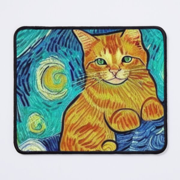 Item preview, Cat Van Gogh Style designed and sold by cardia1991.
