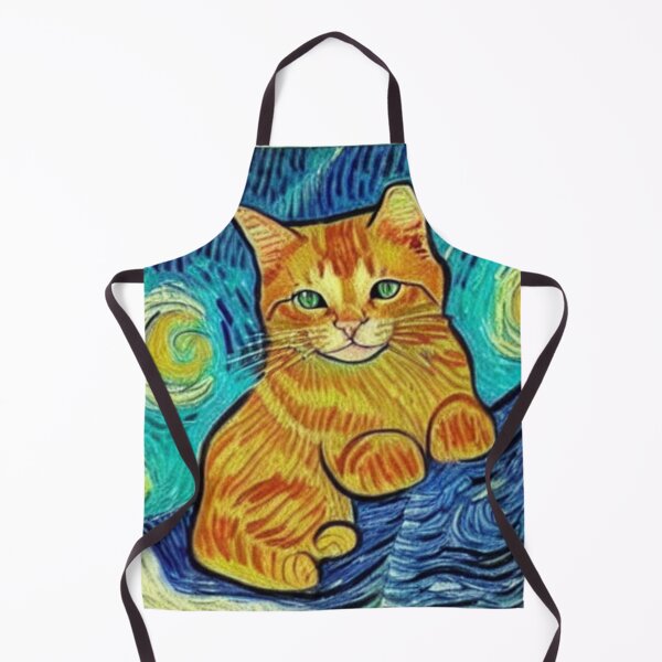 Item preview, Cat Van Gogh Style designed and sold by cardia1991.
