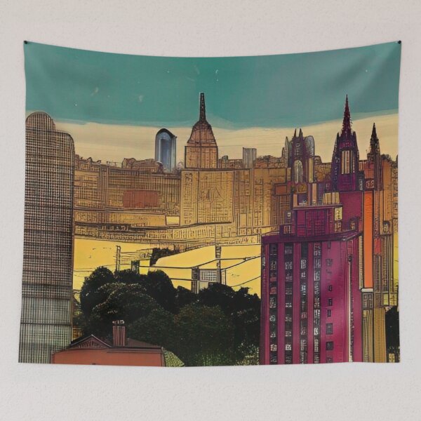 Item preview, Glasgow City Skyline designed and sold by Places On Earth.