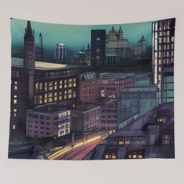 Item preview, Glasgow City Skyline designed and sold by Places On Earth.