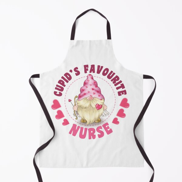 Item preview, Cupid's Favourite Nurse - Pink gnome design for Valentines Day! designed and sold by TaraGbear.