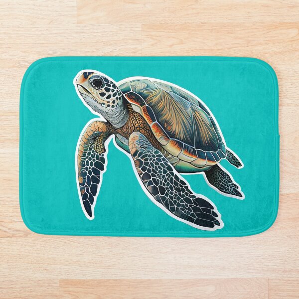 Item preview, Sea Turtle in natural Colors / Safe them Turtles designed and sold by Fitbys.