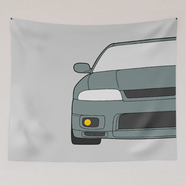 Item preview, Nissan Skyline R33 GTR greyish green color designed and sold by EdimDesign.