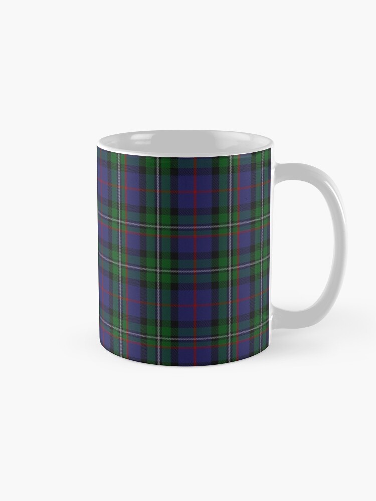 Alternate view of McPhail Hunting Tartan with Clan Name Mug