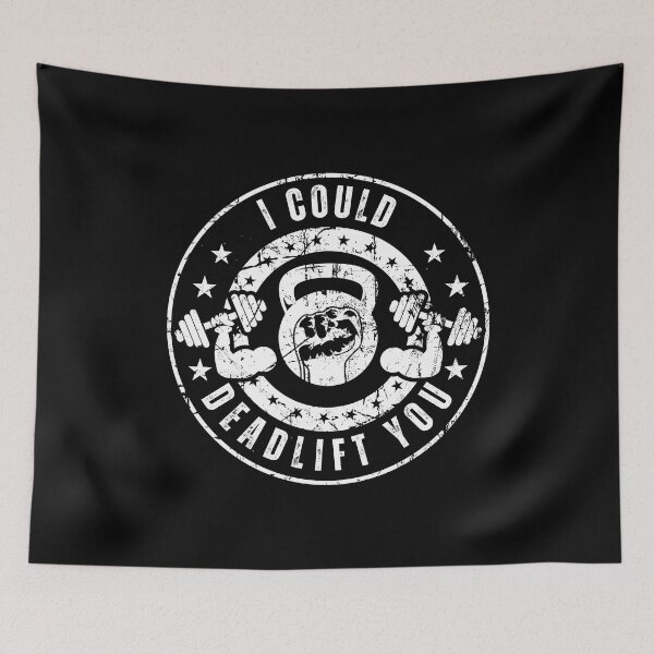 Item preview, I Could Deadlift You - Powerful - Bodybuilder - Funny Gym Quote designed and sold by ImagesDesigns.